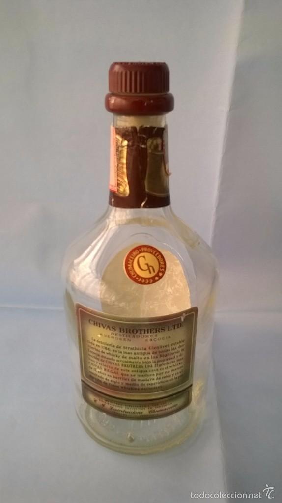 Botellas antiguas: CHIVAS REGAL 12 A&Ntilde;OS - Foto 3