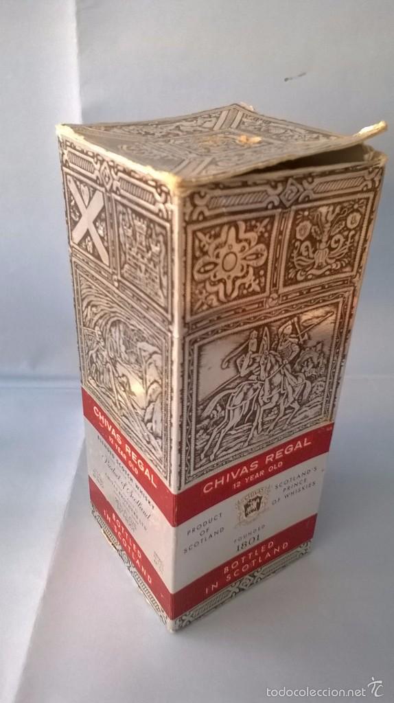 Botellas antiguas: CHIVAS REGAL 12 A&Ntilde;OS - Foto 5