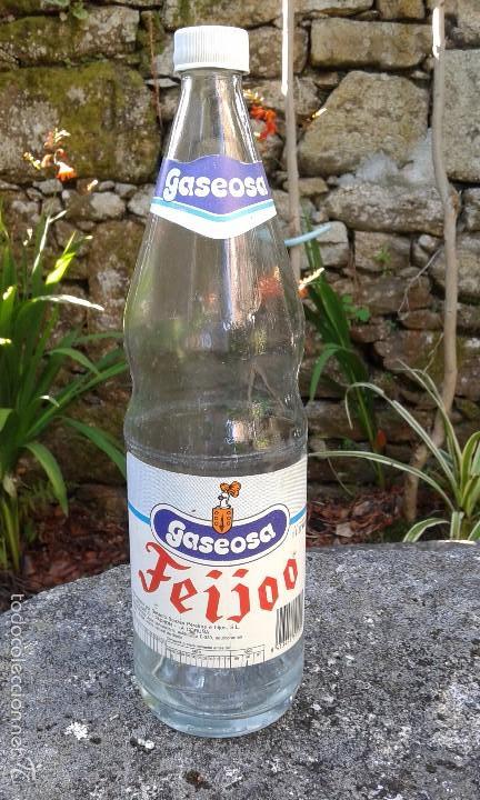 Botellas antiguas: BOTELLA DE GASEOSA FEIJOO - Foto 1