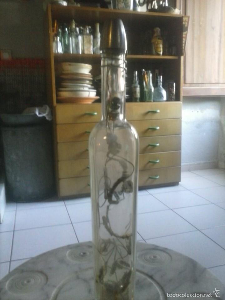 Botellas antiguas: BOTELLA DECORATIVA . - Foto 1