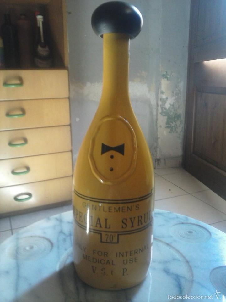Botellas antiguas: BOTELLA GENTLEMEN&acute;S SYRUP. - Foto 1
