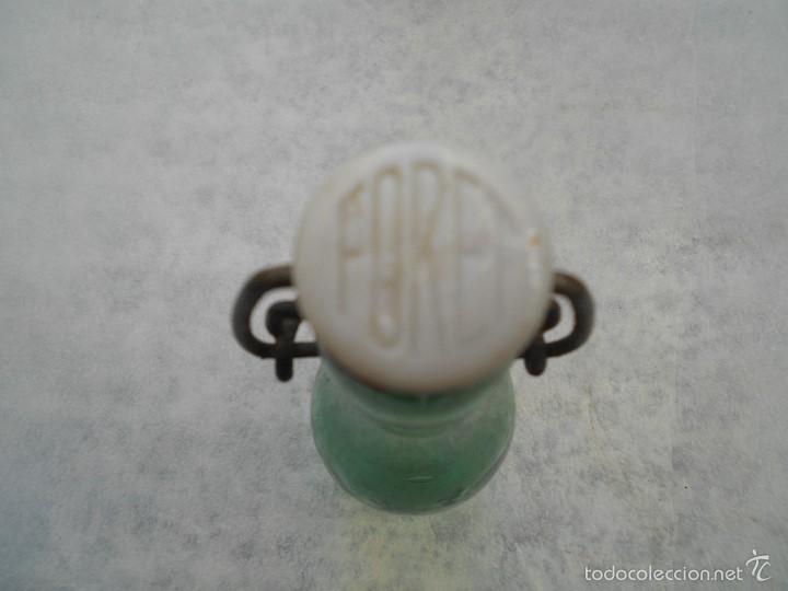 Botellas antiguas: botella agua oxigenada foret - Foto 5
