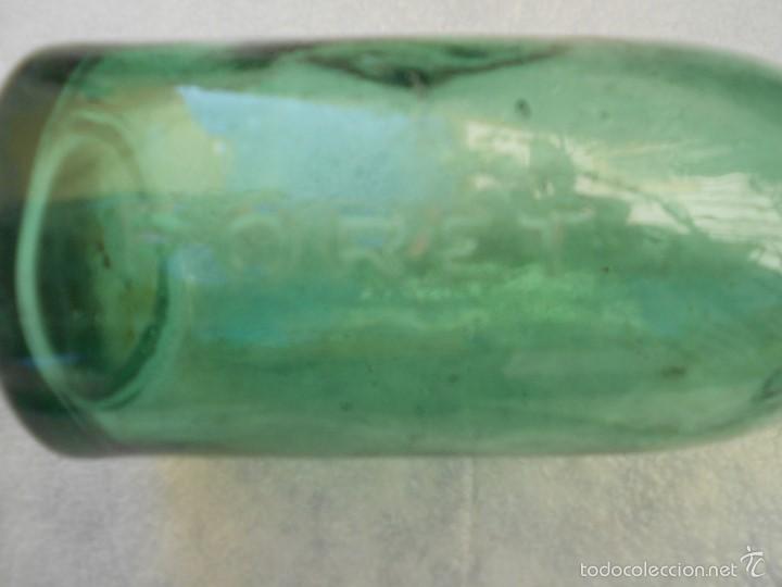 Botellas antiguas: botella agua oxigenada foret - Foto 7