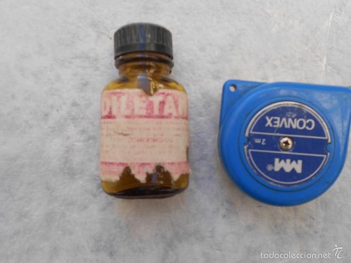 Botellas antiguas: frasco ditelan mide 6,5 cm - Foto 1