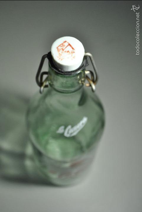 Botellas antiguas: BOTELLA DE GASEOSA LA CASERA - Foto 6