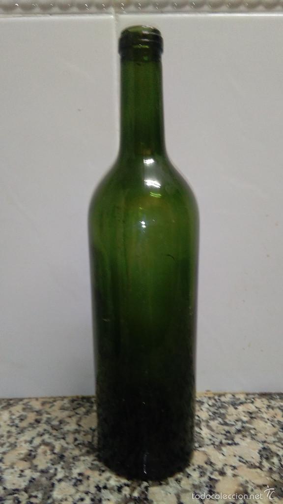 Botellas antiguas: ANTIGUA BOTELLA BASE HUNDIDA - Foto 1