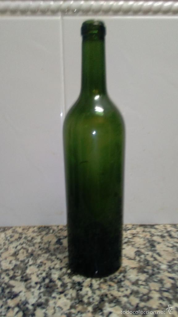 Botellas antiguas: ANTIGUA BOTELLA BASE HUNDIDA - Foto 2