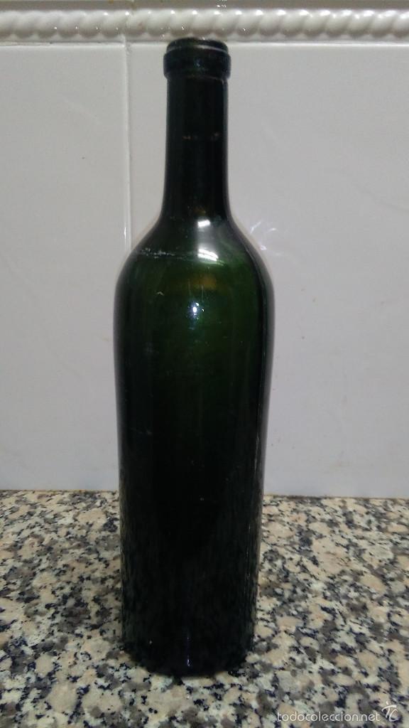 Botellas antiguas: ANTIGUA BOTELLA BASE HUNDIDA - Foto 2