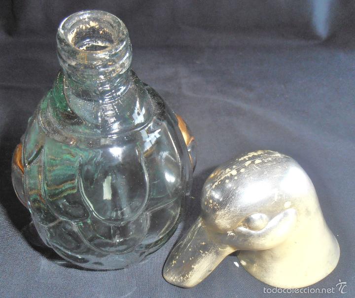 Botellas antiguas: BOTELLA CON FORMA DE PATO, 70 CL - Foto 5