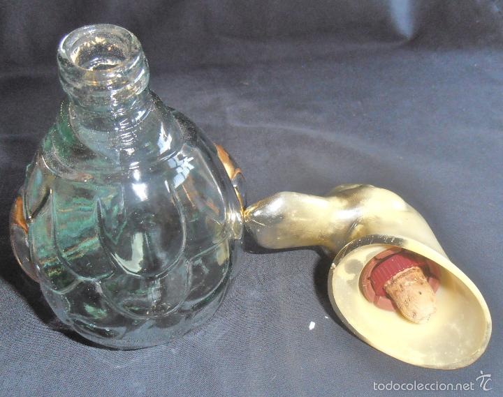 Botellas antiguas: BOTELLA CON FORMA DE PATO, 70 CL - Foto 6