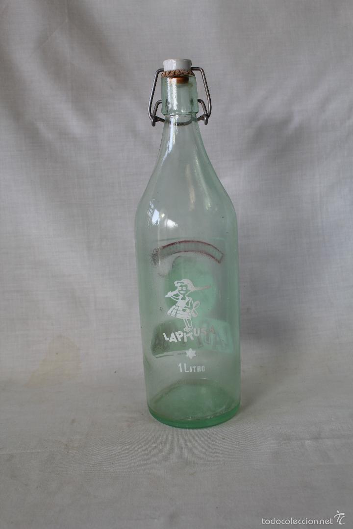 Botellas antiguas: botella de gaseosa la pitusa - Foto 2