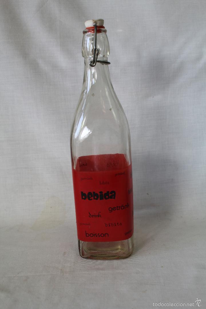 Botellas antiguas: botella de gaseosa bebida - Foto 2