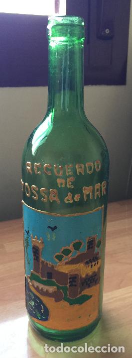 Botellas antiguas: Botella de recuerdo A&ntilde;os 80 - Foto 1