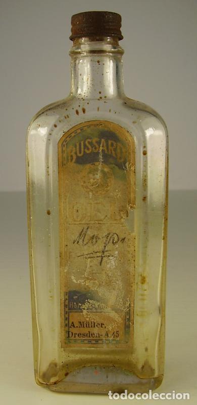 Botellas antiguas: Botella de aceite para bicicleta. 1900 - Foto 1