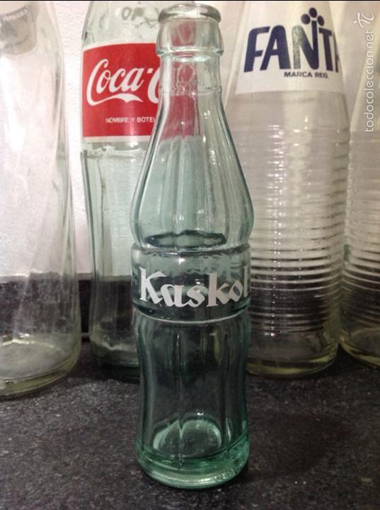 Botellas antiguas: ANTIGUA BOTELLA DE KASKOL - Foto 2