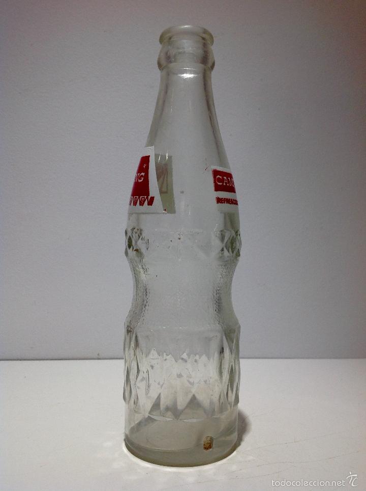 Botellas antiguas: ANTIGUA BOTELLA DE REFRESCOS CAMPING - Foto 2