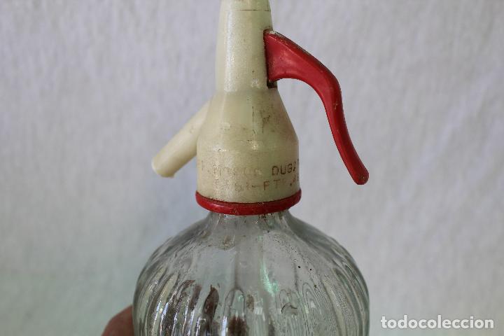 Botellas antiguas: botella sifon espumosos dugarref - algemesi - Foto 2