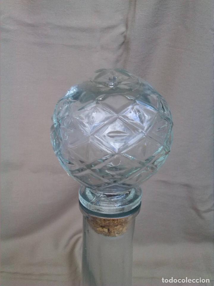 Botellas antiguas: BOTELLA DE CRISTAL - Foto 3