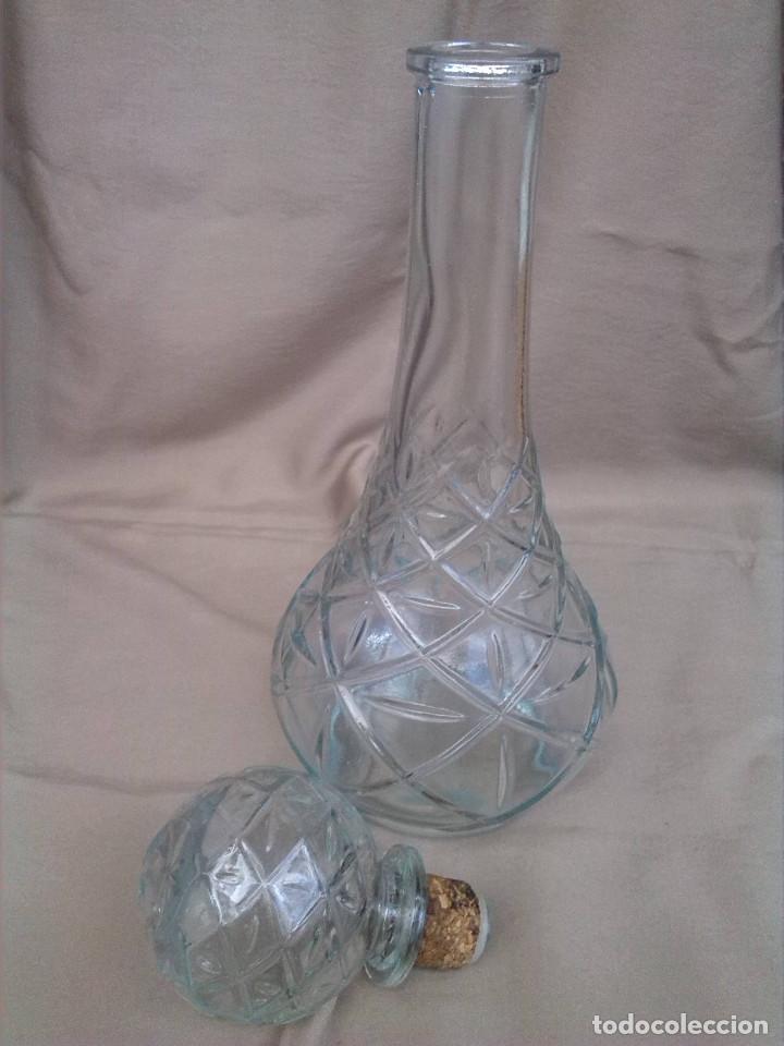 Botellas antiguas: BOTELLA DE CRISTAL - Foto 4