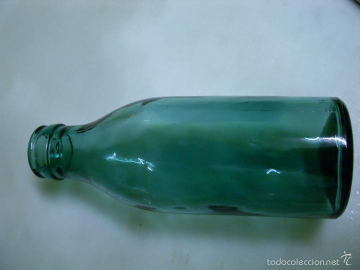 Botellas antiguas: Antigua botella de cuello ancho - Foto 3