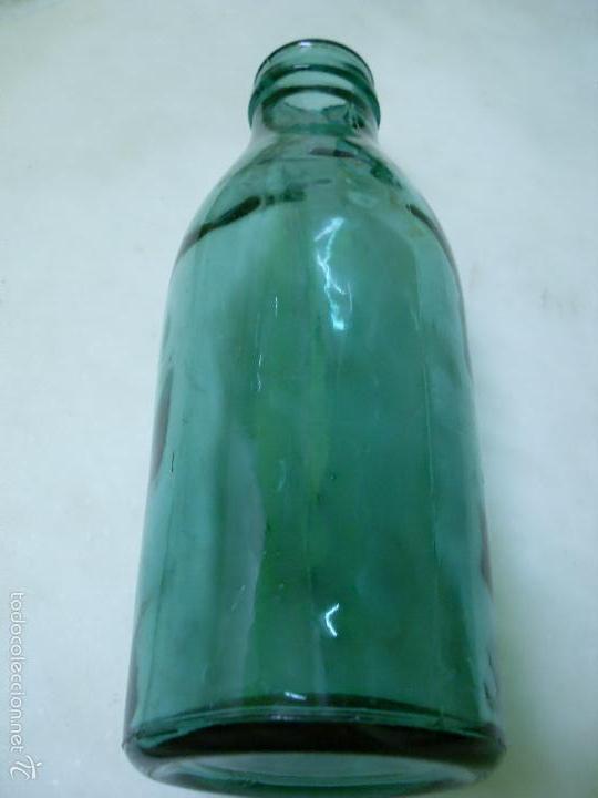 Botellas antiguas: Antigua botella de cuello ancho - Foto 4
