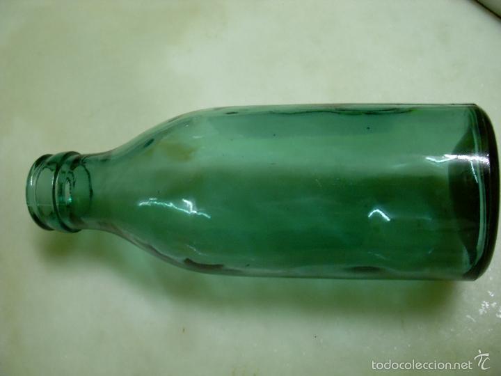Botellas antiguas: Antigua botella de cuello ancho - Foto 6