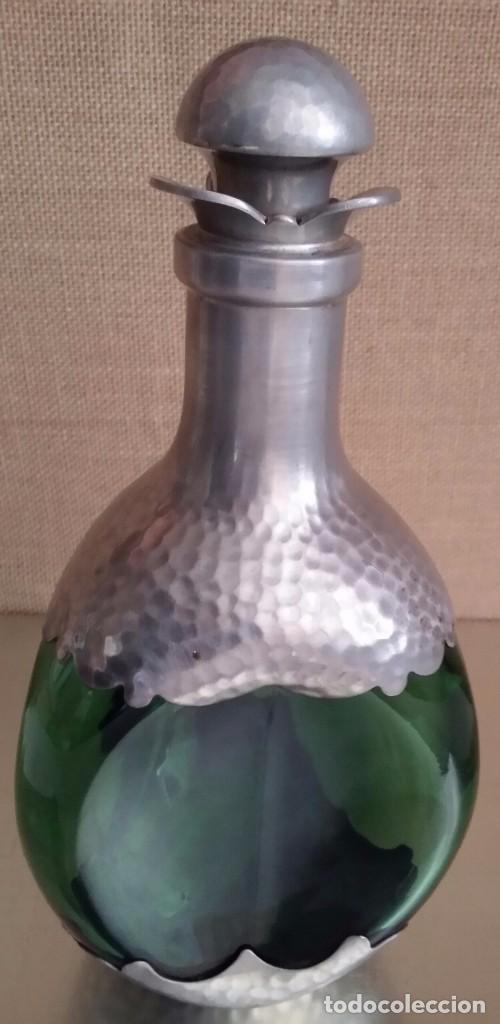 Botellas antiguas: BOTELLA DE CRISTAL DE COLECCI&Oacute;N - Foto 1