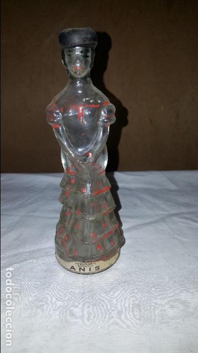 Botellas antiguas: BOTELLA FLAMENCA ANIS NOGUERA COMAS - Foto 1