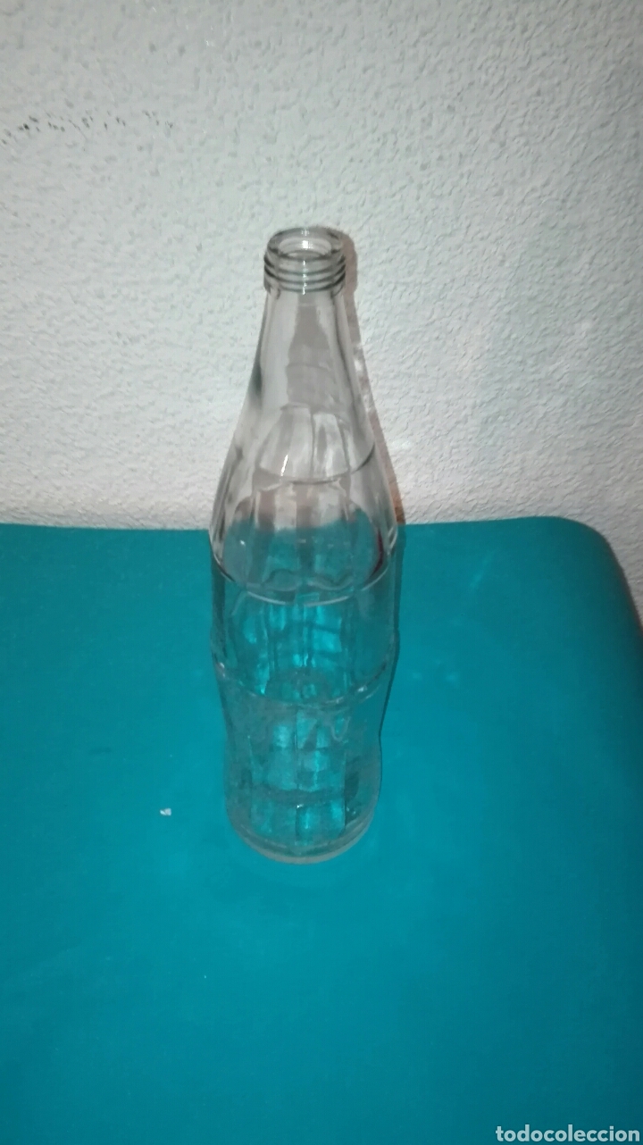 antigua botella de cristal de coca cola,1 litro - Compra venta en  todocoleccion