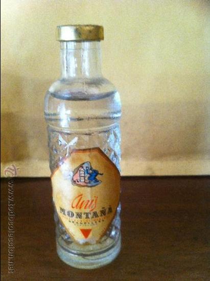 Botellas antiguas: ANIS MONTA&Ntilde;A - Foto 1