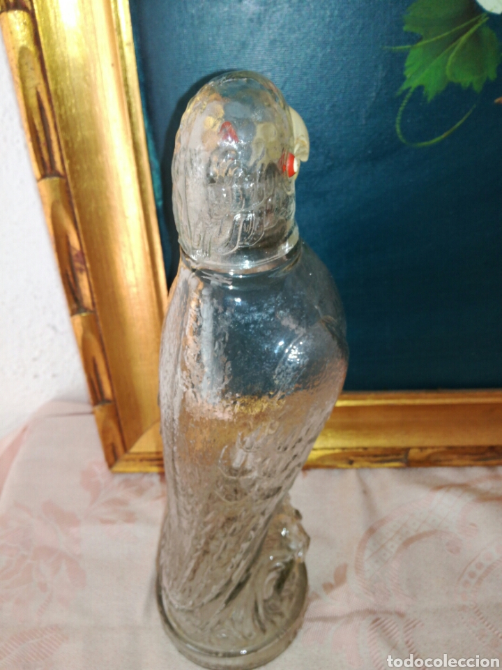 Botellas antiguas: Antigua botella de Anis del Lorito - Foto 4