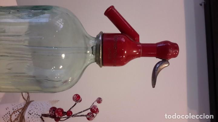 Botellas antiguas: SIFON DE JACA MARCA MARRACO A&Ntilde;OS 60 - Foto 2