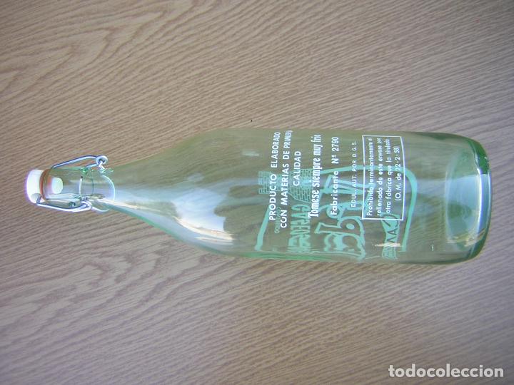Botellas antiguas: BOTELLA DE GASEOSAS VIDAL - CANILES - Foto 3