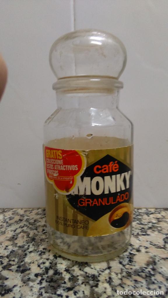 Botellas antiguas: BOTEL CAFE MONKY GRANULADO INSTANTANIO - Foto 1