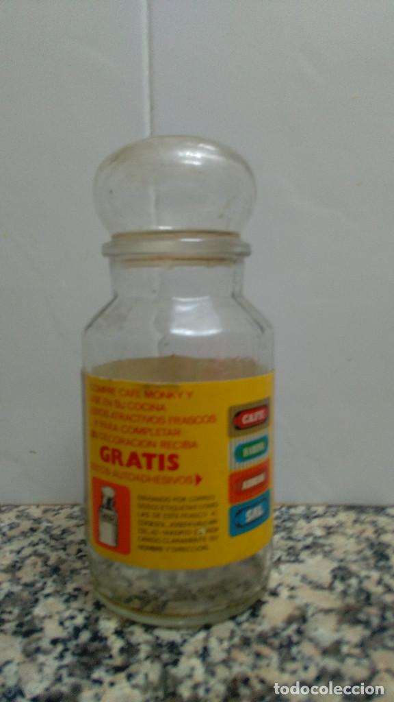 Botellas antiguas: BOTEL CAFE MONKY GRANULADO INSTANTANIO - Foto 3