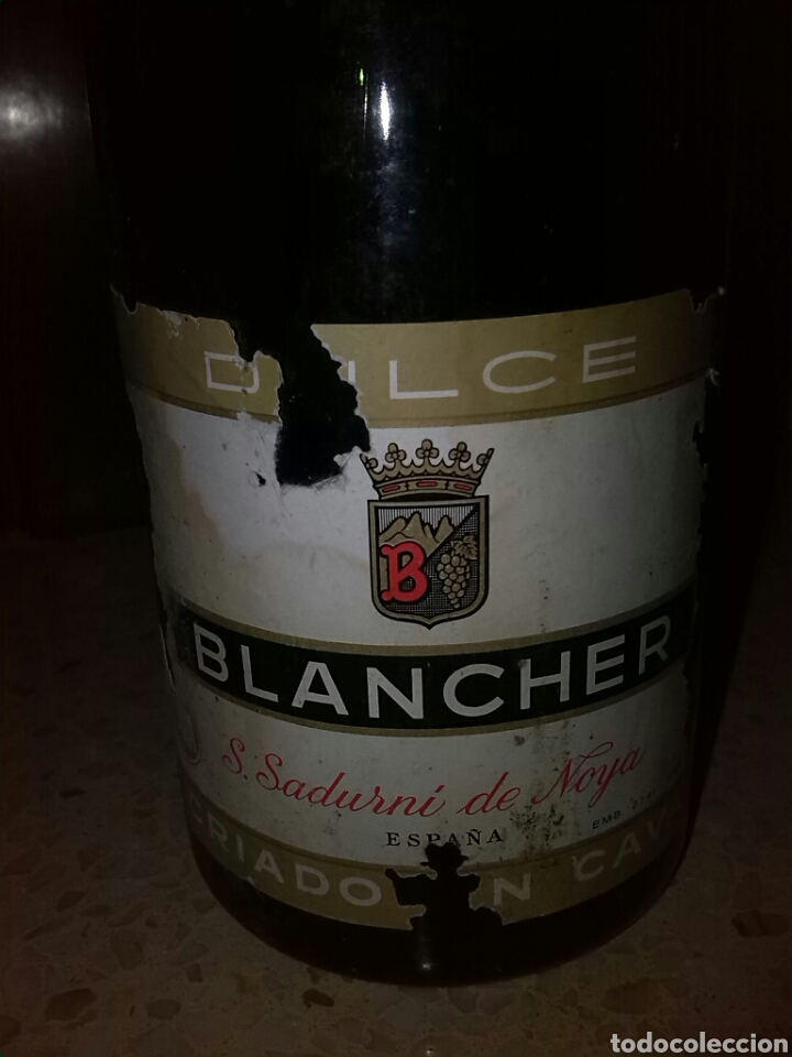 Botellas antiguas: Botella cava blancher - Foto 2