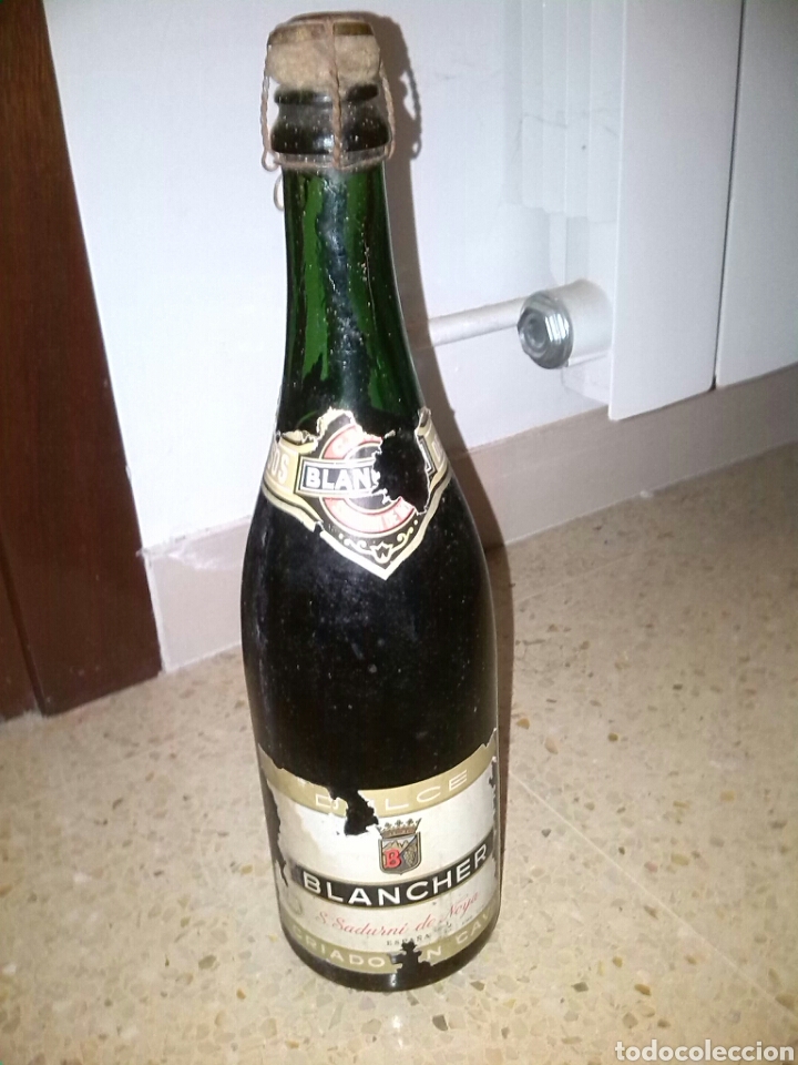 Botellas antiguas: Botella cava blancher - Foto 3