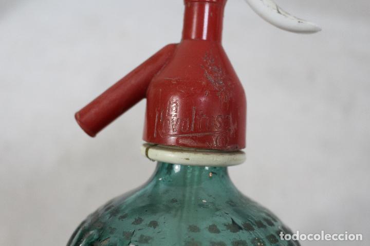 Botellas antiguas: botella de sifon la revoltosa - Foto 3
