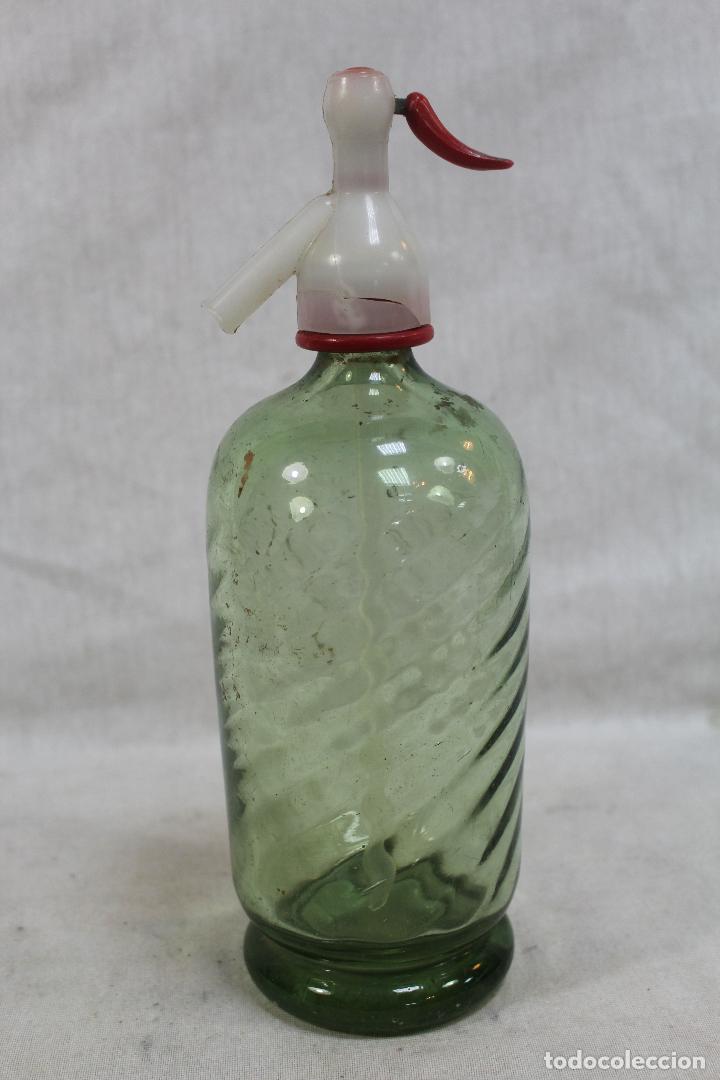 Botellas antiguas: botella de sifon ecmesa - Foto 1
