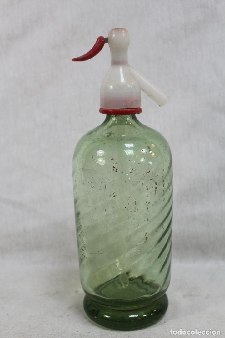 Botellas antiguas: botella de sifon ecmesa - Foto 2