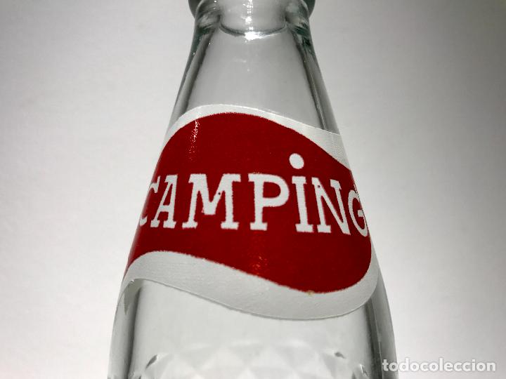 Botellas antiguas: ANTIGUA BOTELLA DE REFRESCOS CAMPING - Foto 3