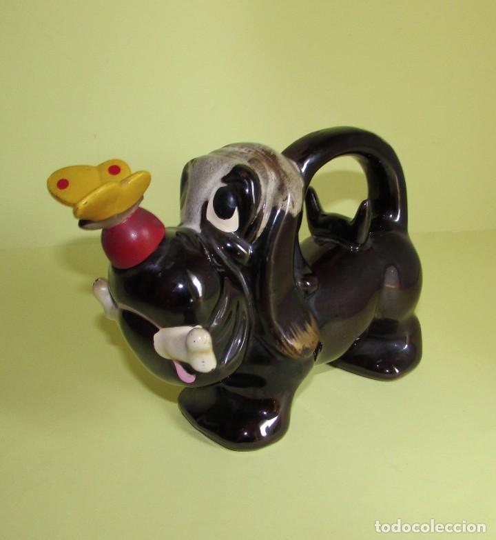 Botellas antiguas: BOTELLA CON FORMA DE PERRO - MUY BONITA - Foto 3