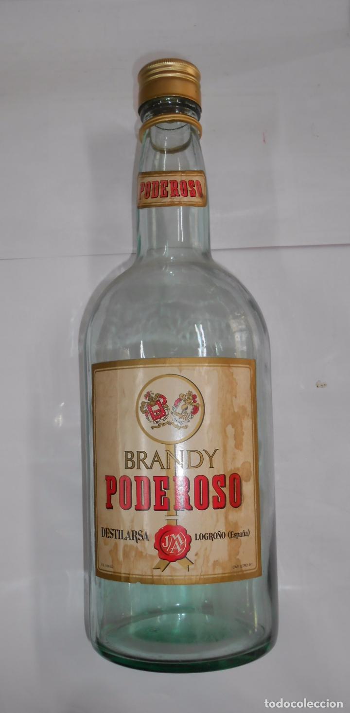 Botellas antiguas: BOTELLA DE GRAN TAMA&Ntilde;O. BRANDY PODEROSO. DESTILARSA LOGRO&Ntilde;O. - Foto 2