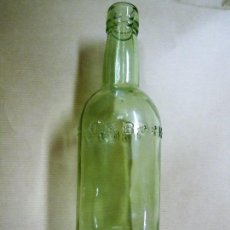 Botellas antiguas: ANTIGUA BOTELLA DE OSBORNE LETRAS EN RELIEVE 21CM RARA DE 1/3. Lote 84743988