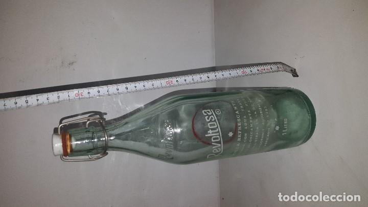Botellas antiguas: GASEOSA LA REVOLTOSA - Foto 3