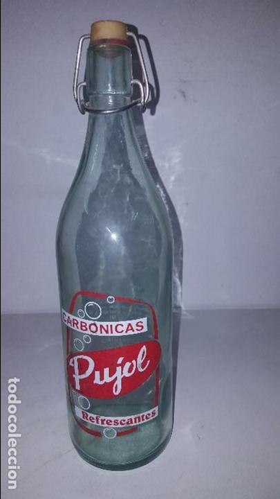 Botellas antiguas: GASEOSA PUJOL - Foto 1