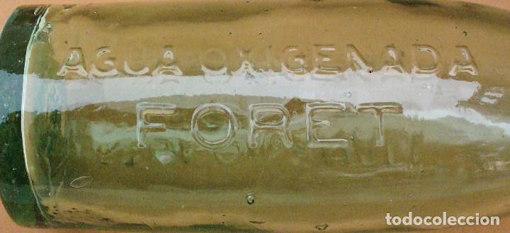 Botellas antiguas: BOTELLA DE AGUA OXIGENADA FORET 1 LITRO. - Foto 3