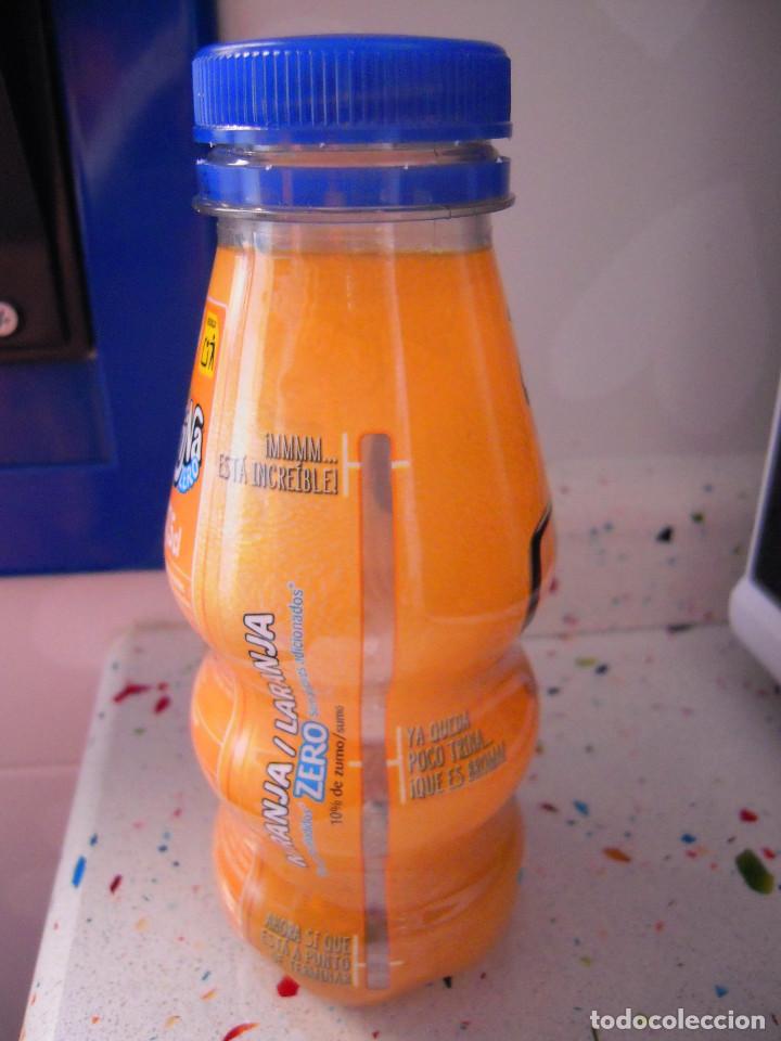 Botellas antiguas: Botella vac&iacute;a TriNa Zero Naranja - Foto 3