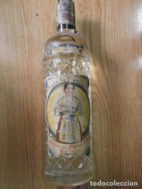 Botellas antiguas: BOTELLA DE ANIS LA MURCIANA VIN-153 - Foto 1