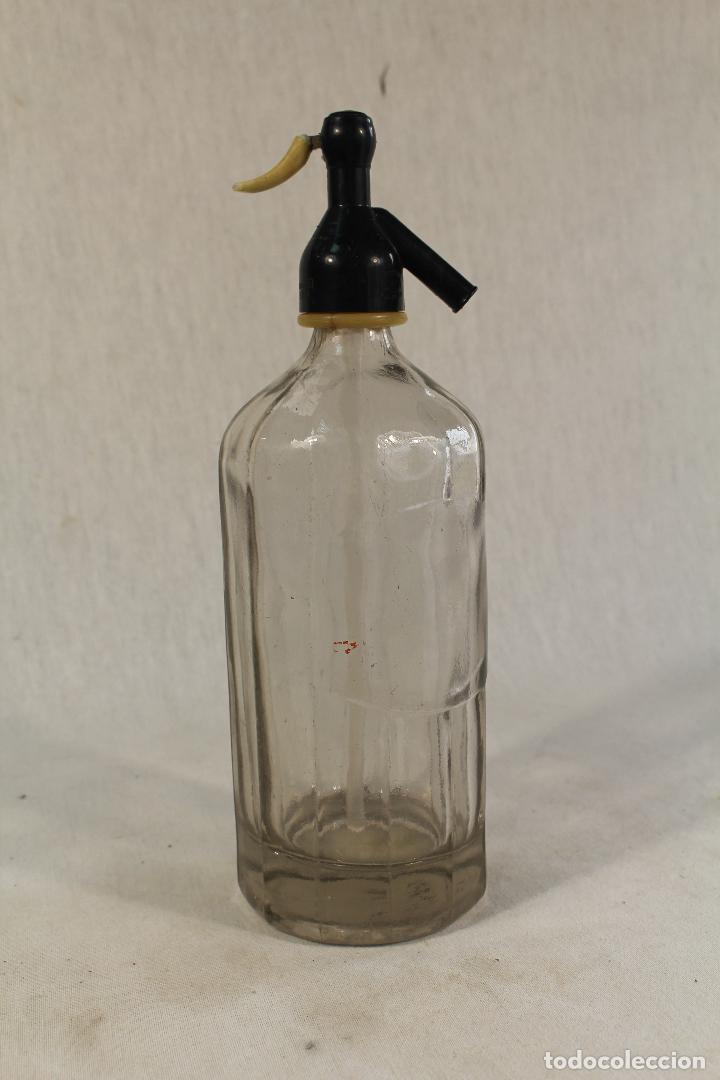 Botellas antiguas: botella de sifon la pitusa - Foto 1